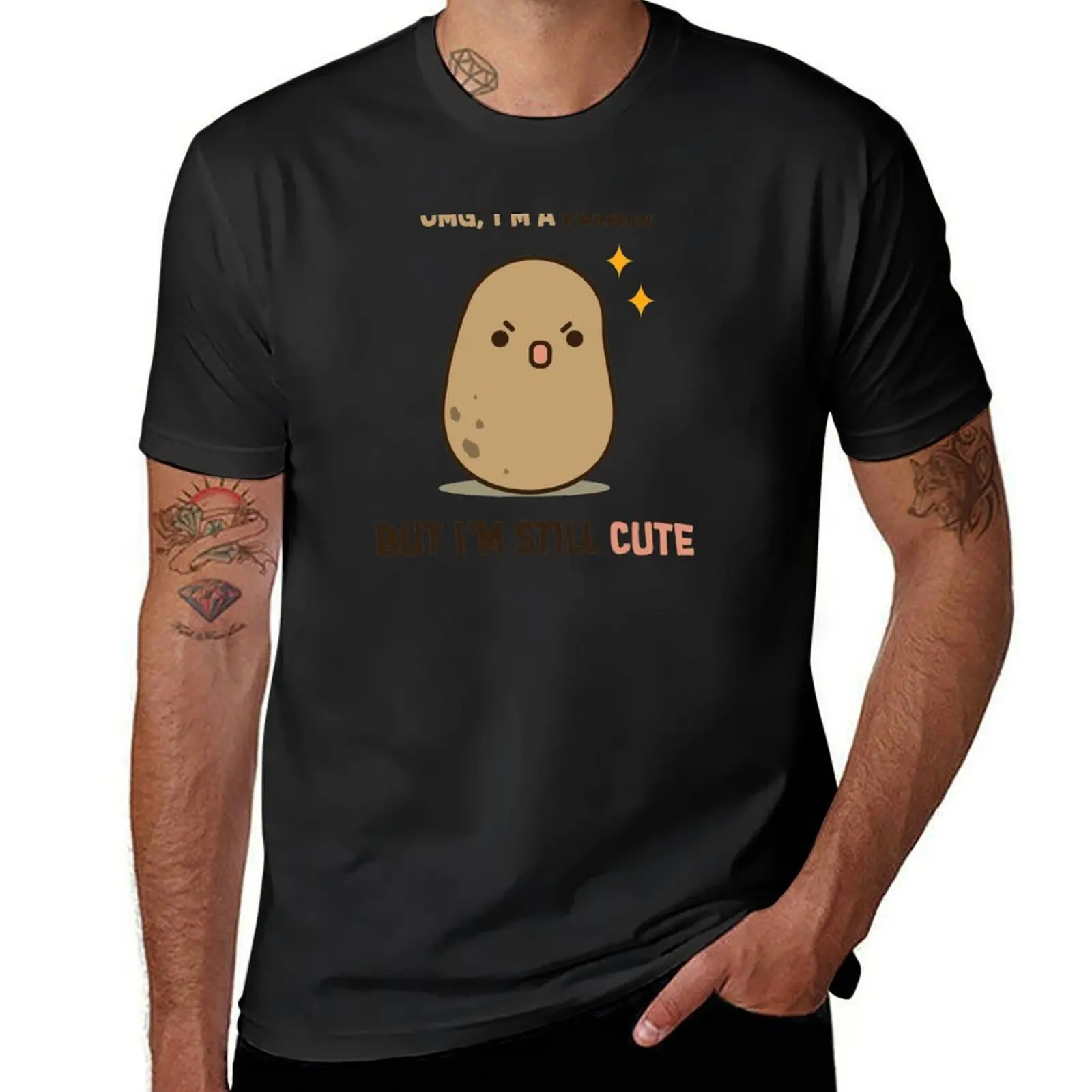 

Cute potato is cute T-Shirt cute tops plus size tops mens t shirts casual stylish