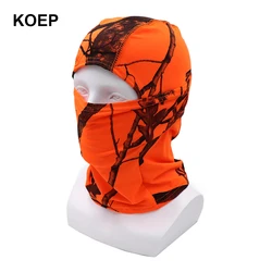 KOEP Tree Camouflage Balaclava Full Face Mask Wargame Outdoor Hunting Cycling Sports Helmet Liner Cap