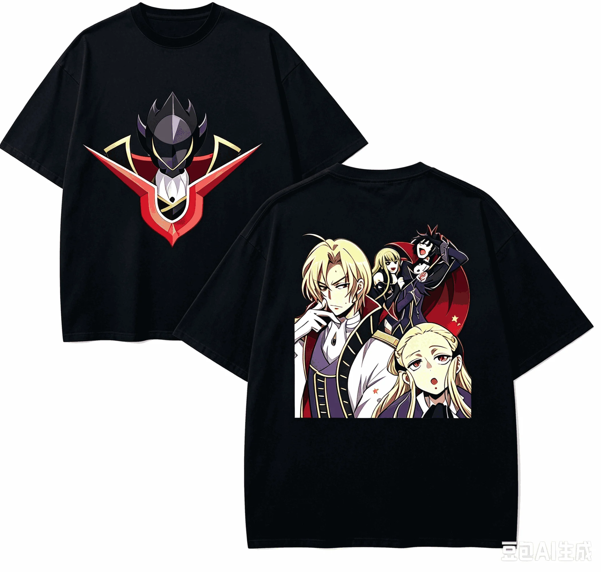 Code Geass Anime Lover T-shirt Harajuku Cotton New Model High Street Retro Fashion Oversized Unisex hot product Classic soft tee