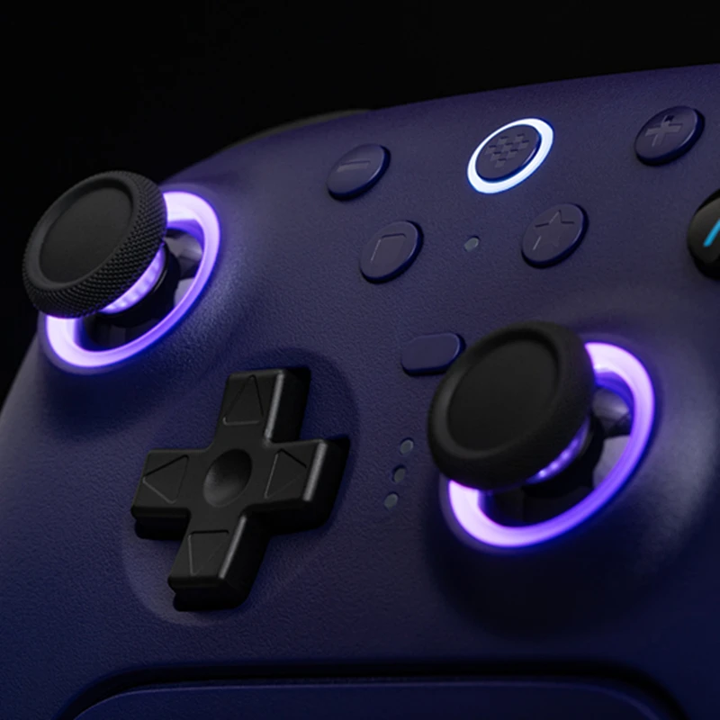 وحدة تحكم ألعاب 8BitDo Ultimate 2 لاسلكية 2.4G مع قاعدة شحن ومحول بلوتوث للكمبيوتر الشخصي الذي يعمل بنظام التشغيل Windows 10 لنظام Android