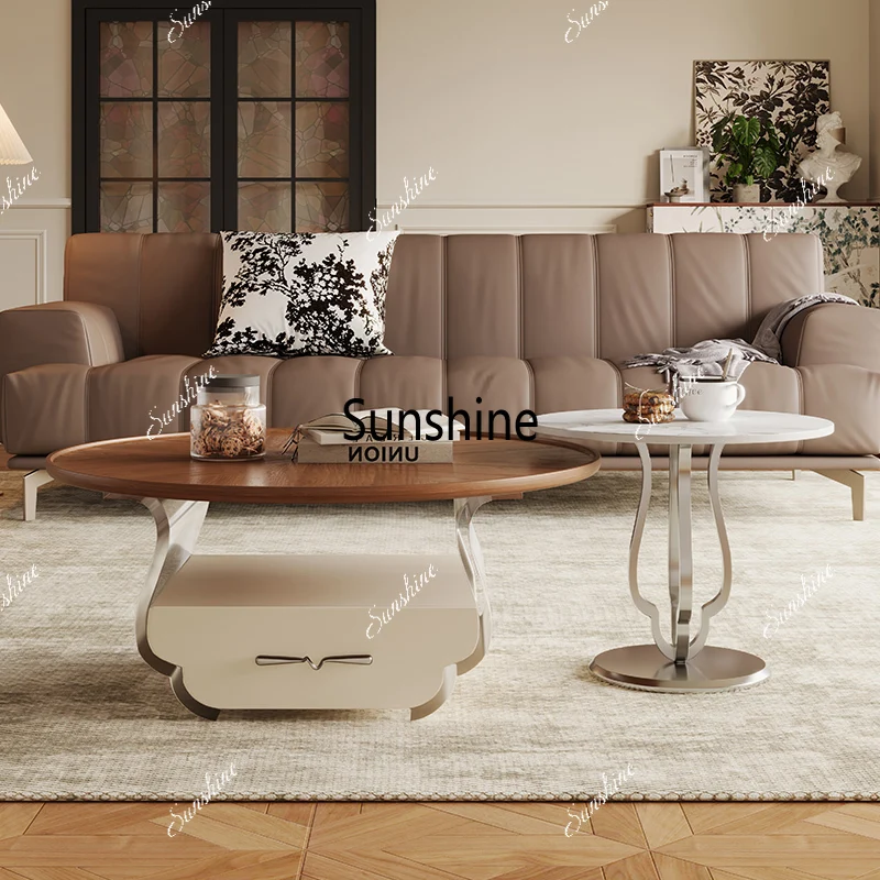 

Unique Elegant Coffee Table Design Style Trendy Display Coffee Table Modern Luxury Tavolino Soggiorno Living Room Furniture