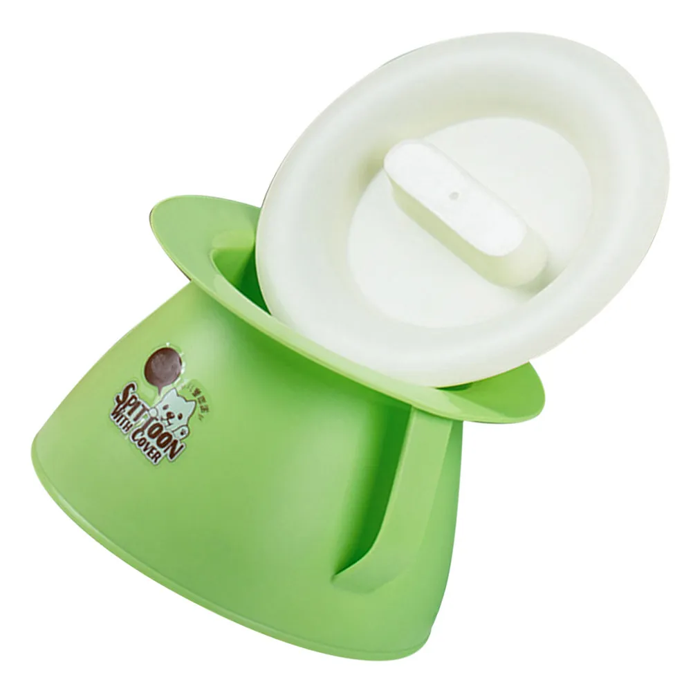 

Small Plastic Spittoon Thick Durable Bedside Commode Urinal Bucket with Lid Portable Household Chamber Pot for Elder
