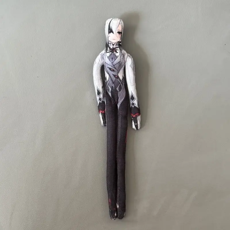 Game Genshin Impact Wanderer Xiao Morax Cosplay Plush Cotton Doll Slender Twistable Shape Room Decoration Abstract Model Gifts