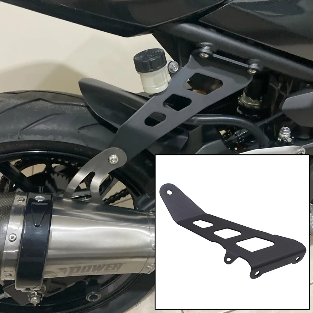Für KAWASAKI NINJA 400 Ninja400 Z400 Z 400 2018 - 2024 Motorrad Auspuffhalter Aufhängungshalterung Schalldämpfer-Stütze Zubehör