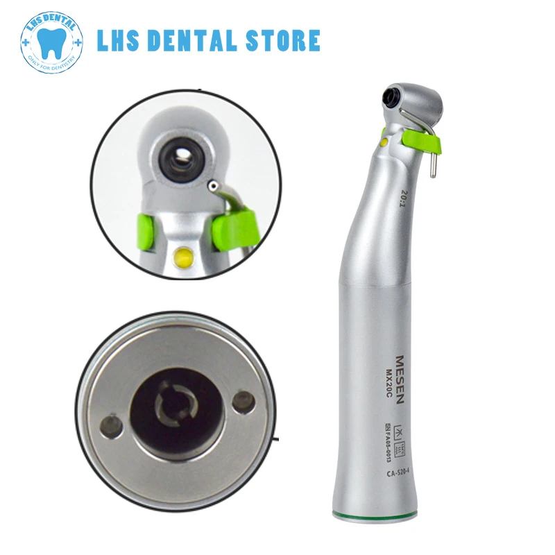 

W-75 LG Surgical Contra-Angle Handpiece Dental 20:1 Implant Handpiece E generator LED contra Angle Dentist Tool