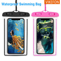 Universal Sealed Waterproof Mobile Phone Case Swimming Diving Touch Screen Mobile Phone Waterproof Bag for IPhone Huawei Xiaomi