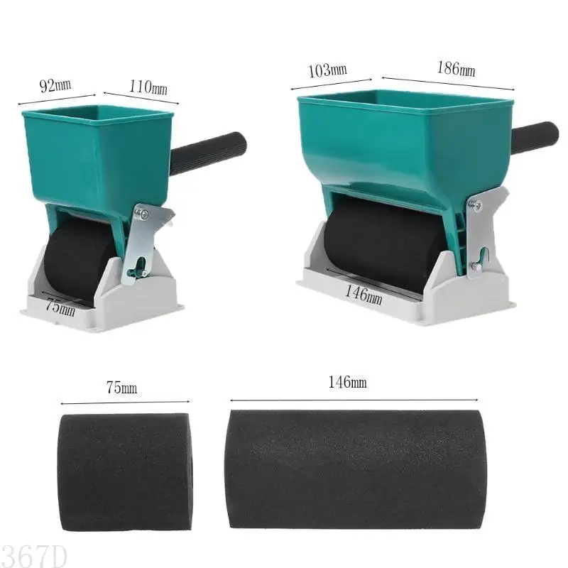 367d 180/320ml Portable Handheld Applay Applay Applay Reller Manual Gluer для деревообработки