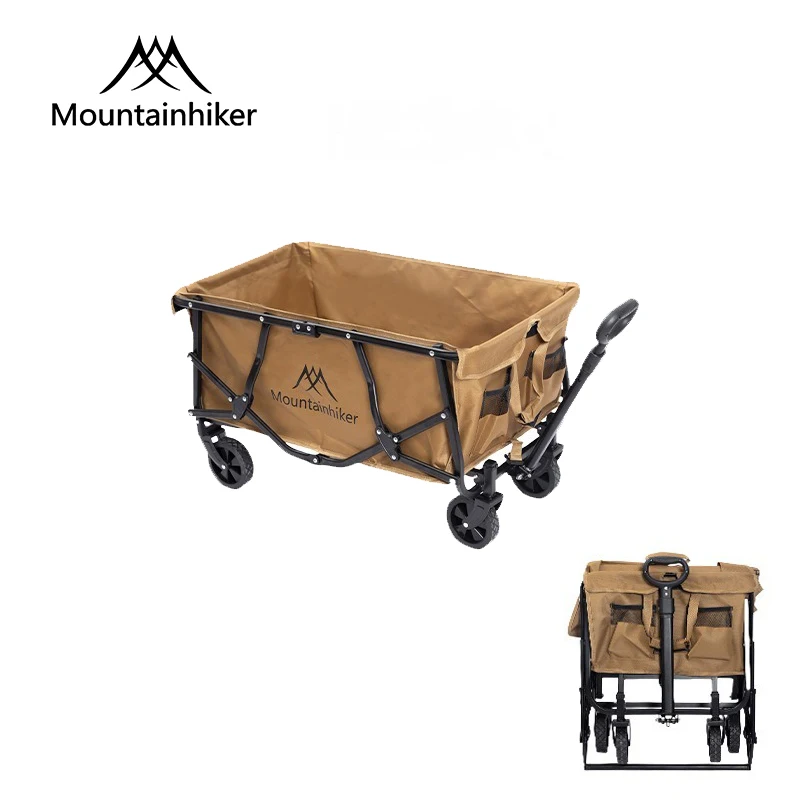 

MOUNTAINHIKER Camping Folding cart Wheels trolley large hand cart 180L Potable utility wagon Outdoor Supplies캠핑웨건특대형