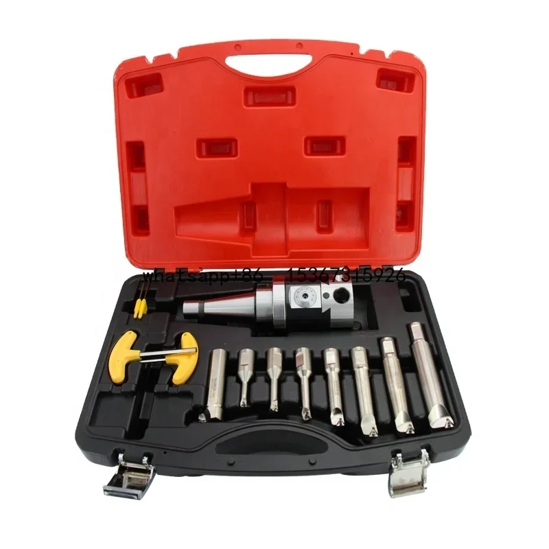 Boring Tools Set NT40 NBH2084 Micro finish Boring Head with  8pcs Boring Bars Finish boring head