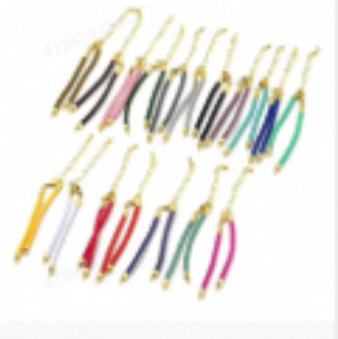 PandaHall 20-teiliges Nylon-Armband-Set, umweltfreundliche Messingbeschläge mit Karabinerverschlüssen für die Herstellung von DIY-Schmuckarmbändern – Detail 37