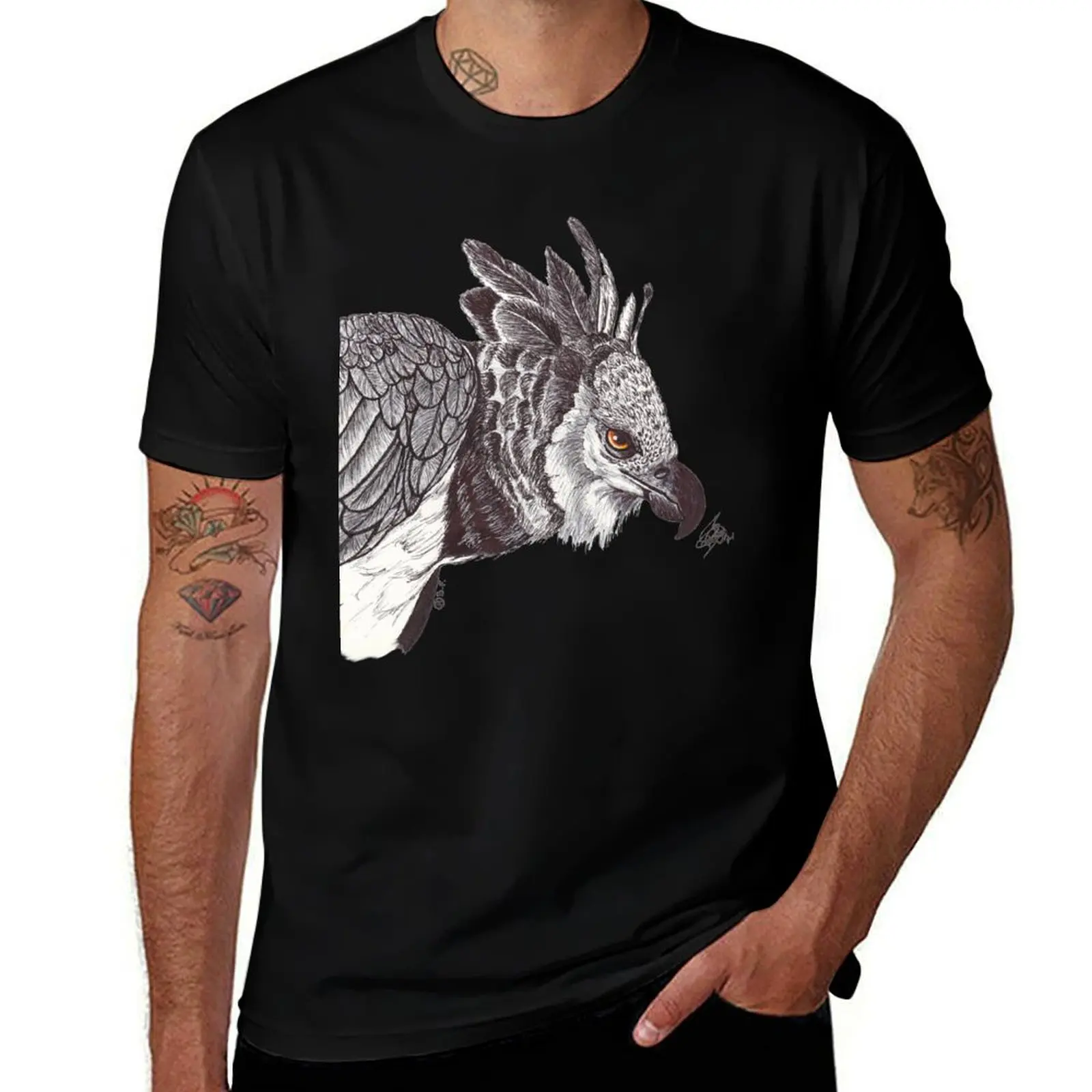 

Harpy Eagle T-Shirt Clothing graphic tee shirt Luxury man Men's t-shirts