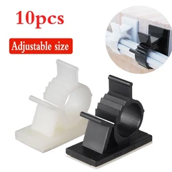 Adjustable Cable Organizer Clip Wire Winder Holder Earphone Mouse Cord Clip Protector USB Cable Management Clips Wire Manager