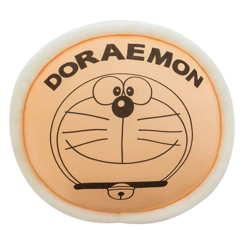 Kawaii Doraemon Dorayaki Plüschtier Gefüllte Puppe Kissen für Kinder Geburtstagsgeschenk Büro Auto Rückenlehne Kissen Weiches Plüschtier für