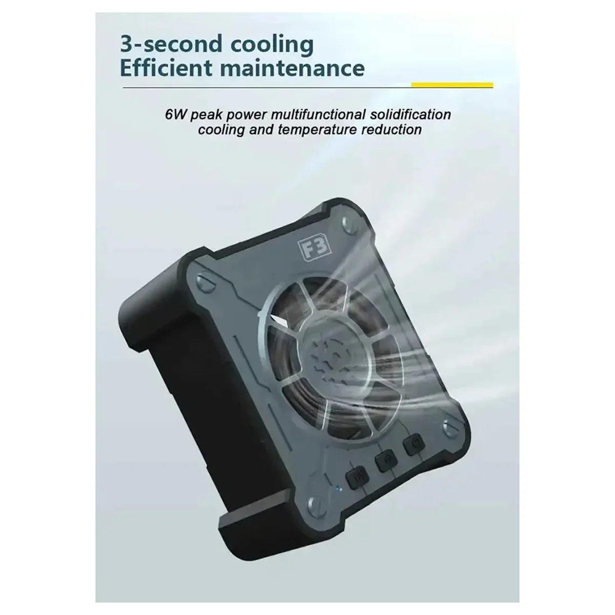 ABNJ F3 6W Cooling UV Curing Fan Fast Heat Dissipation Smoke Exhaust Kit for Phones Computer Motherboard PCB Repair Tools