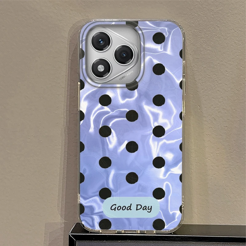 Funda de lunares para mujer y niña, funda para Honor 400 Pro X9c Magic7 Magic6 Magic5 200 Lite 200Pro Smart X9a X8a X8b X8c X7c X8