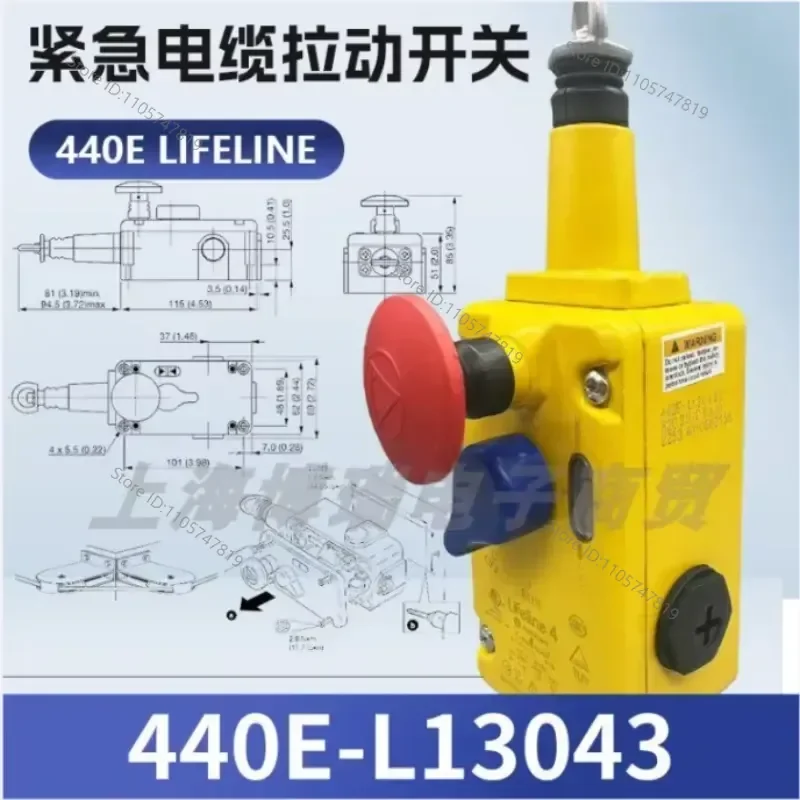 Safety rope emergency stop switch 440E-L13137 440E-L13042 440E-L13043