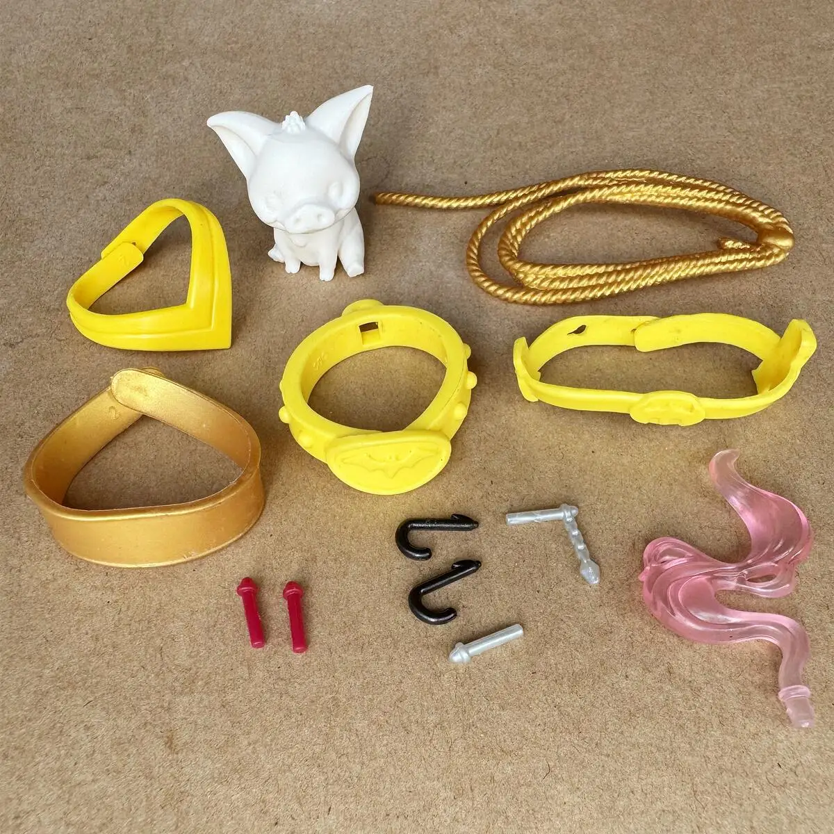 DIY Monster Doll Accessories Fashion Doll Earrings Belts Bracelets Playing Parts Decors for Creative Play