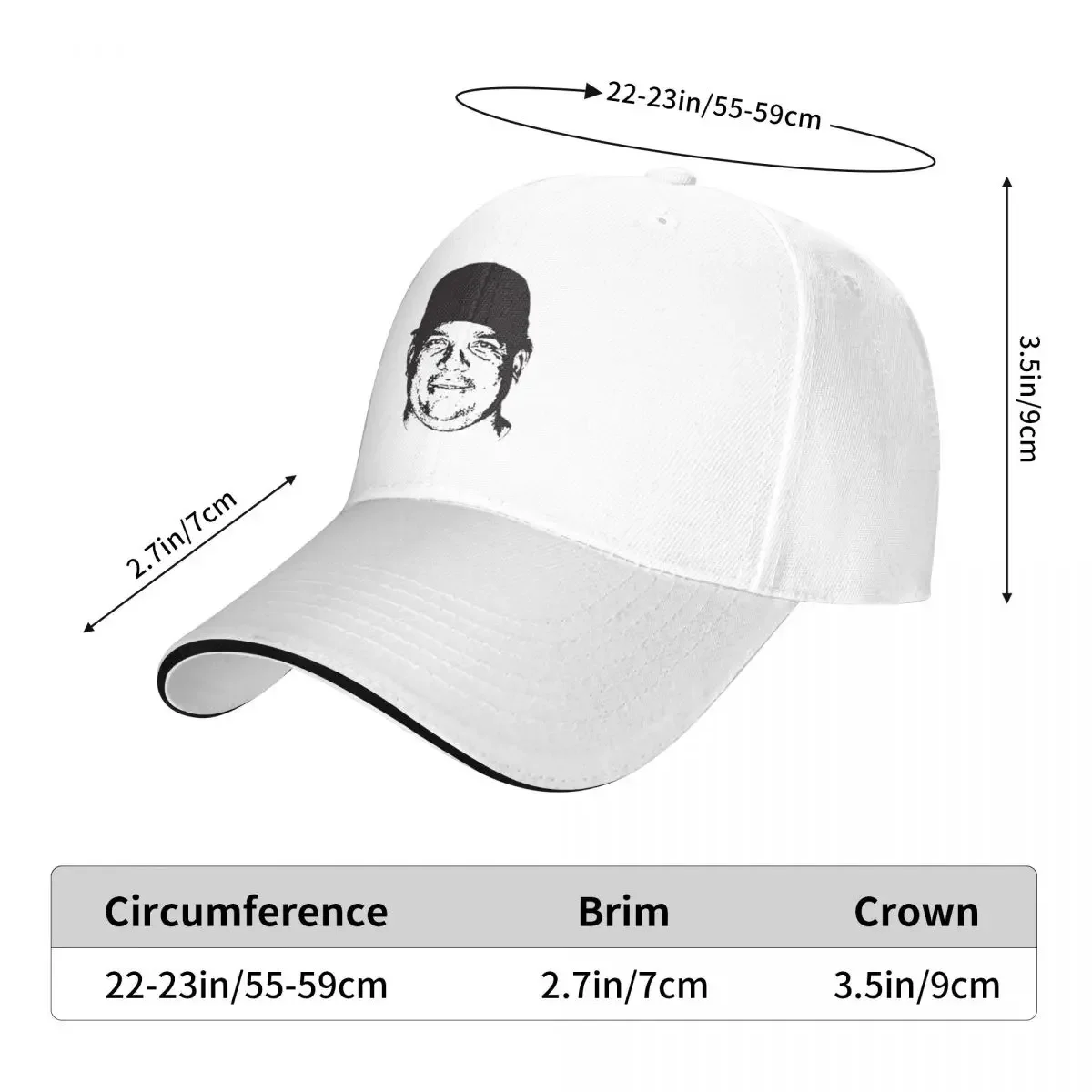 BIG SE Y Bartolo Colon Baseball Cap Casual Baseball Caps Adjustable Hat Summer Unisex Baseball Hats Customizable Polychromatic