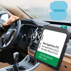 8 GB FX V12 Batı Avrupa SAT NAV GPS Naviasyon SD Harita Kartı RNS 310 Sistem Güncelleme Yazılımı