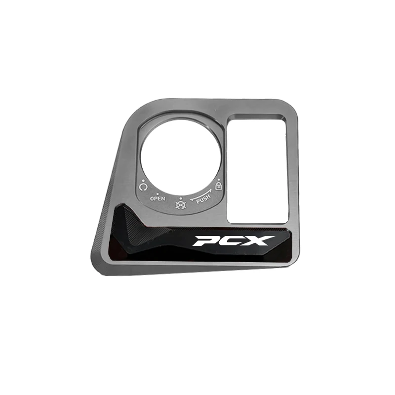 PCX Motorcycle CNC Aluminum Ignition Switch Cover Electric Door Lock Button Cover Protector For Honda PCX125 PCX160 pcx 125 160
