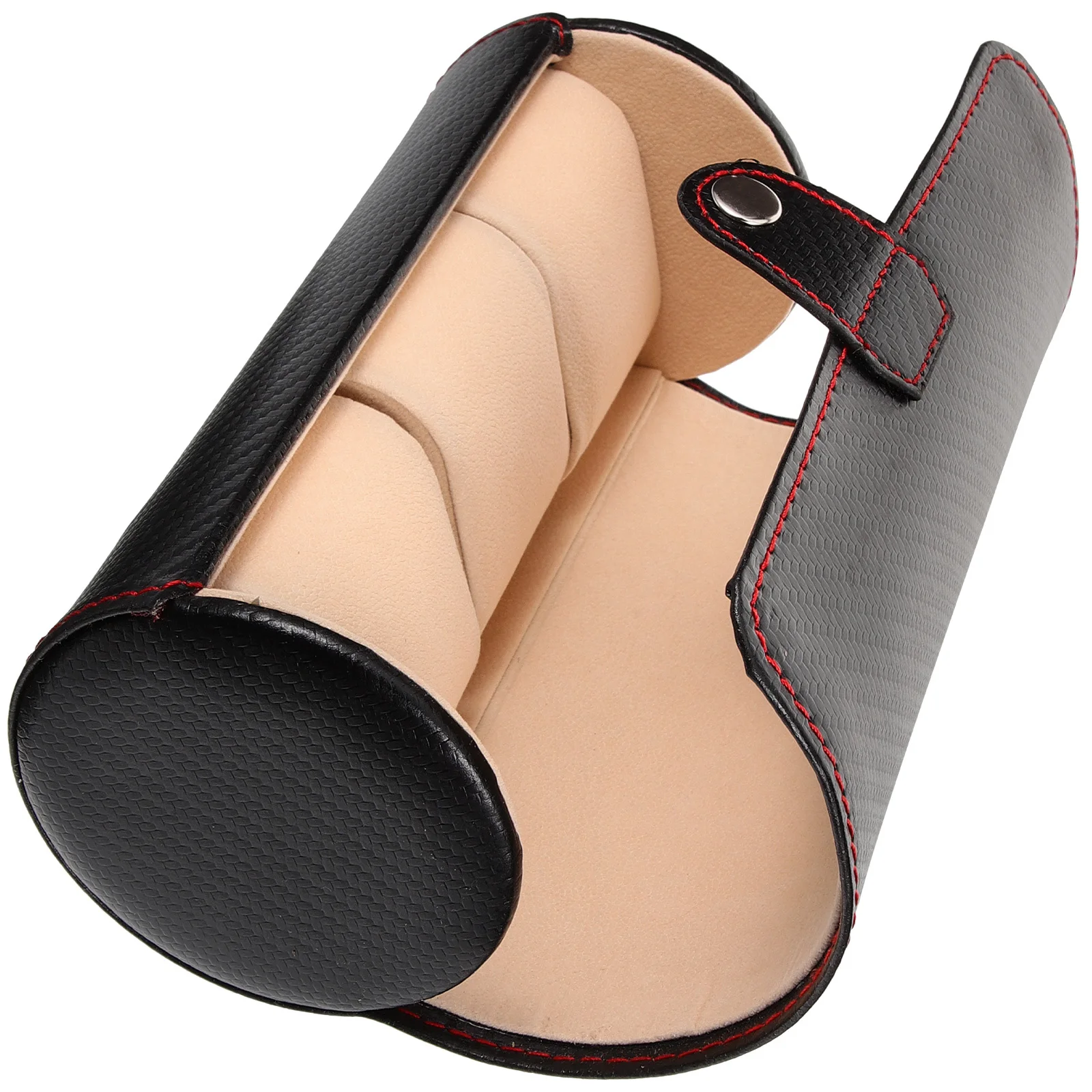 

Watch Box For Men Small Portable Pu Travel Case Watch Display Storage Holder Jewelry Organizer Gift Box