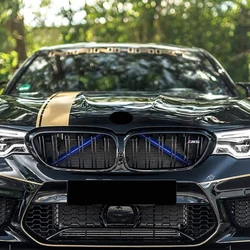 Car Front Grille Trim Strips Cover Styling External Accessories For BMW X3 X4 X5 G05 F25 F26 G01 G02 2011-2020 2021 2022 M Sport