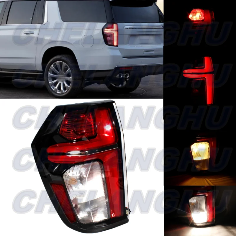 Left Side Tail Light Rear Lamp With Bulbs 84849416 For Chevrolet Suburban Tahoe 2021 2022 2023