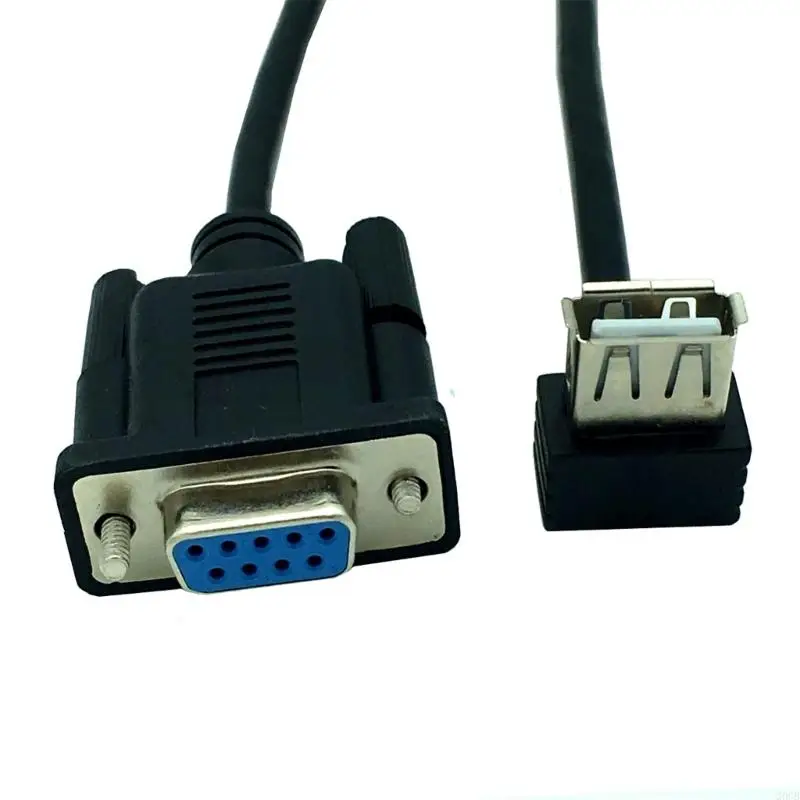 20CB High Performances RS232 DB9 Female To USB Female Serial Cable Adapter For Easy Serial Connection USB-Power Design
