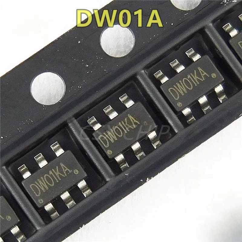 100 pz/lotto (50 pz DW01 + 50 pz FS8205A) DW01 + 8205A chip di protezione della batteria al litio DW01A 8205