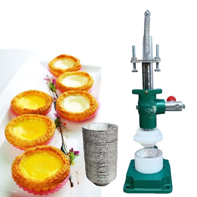 Commercial Egg Tart  Presser Forming Machine Cheese Tartlet Shell Molding Presser Manual Egg Tart Making Machine