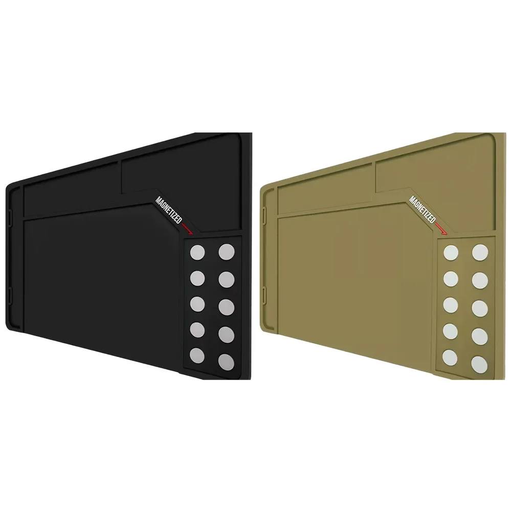 

Cleaning Mat Oil Proof Mat 420x265x4.5mm Magnetic Dots Mat Scratch Resistant Workspace Organizer 420x265x4.5mm Size