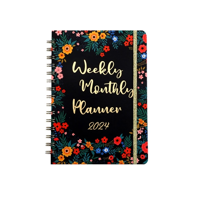 A16R-2024 Planner, Weekly Monthly Planner 2024 With Tabs, Jan - Dec 2024, Planner Weekly Planner Spiral Bound, 15.5X21.5Cm