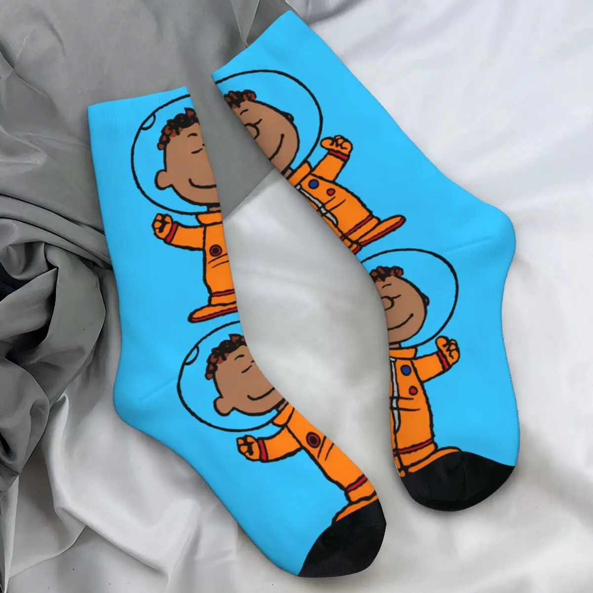 Snoopy Peanuts Franklin Socks Vintage Stockings Women Men Comfortable Outdoor Socks Autumn Pattern Non Skid Socks