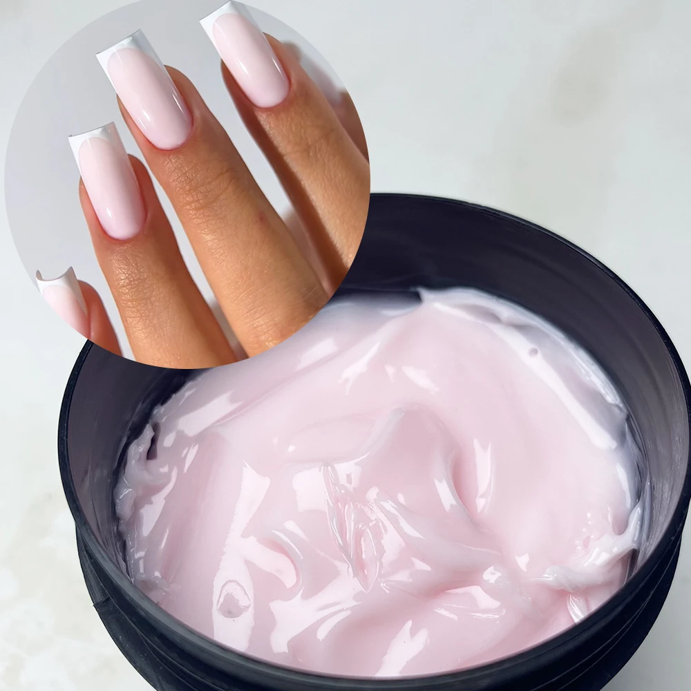 Jillnails 100g Gel gelatina naturale Builder Unghie Estensione Trasparente Nail Sculpt Gel crema di gomma