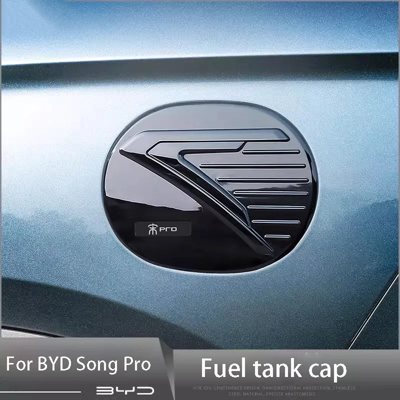 

For BYD Song Pro Dm-i 2022-2024 Fuel tank cap charging port protective cover decorative sticker Accessories Auto Parts