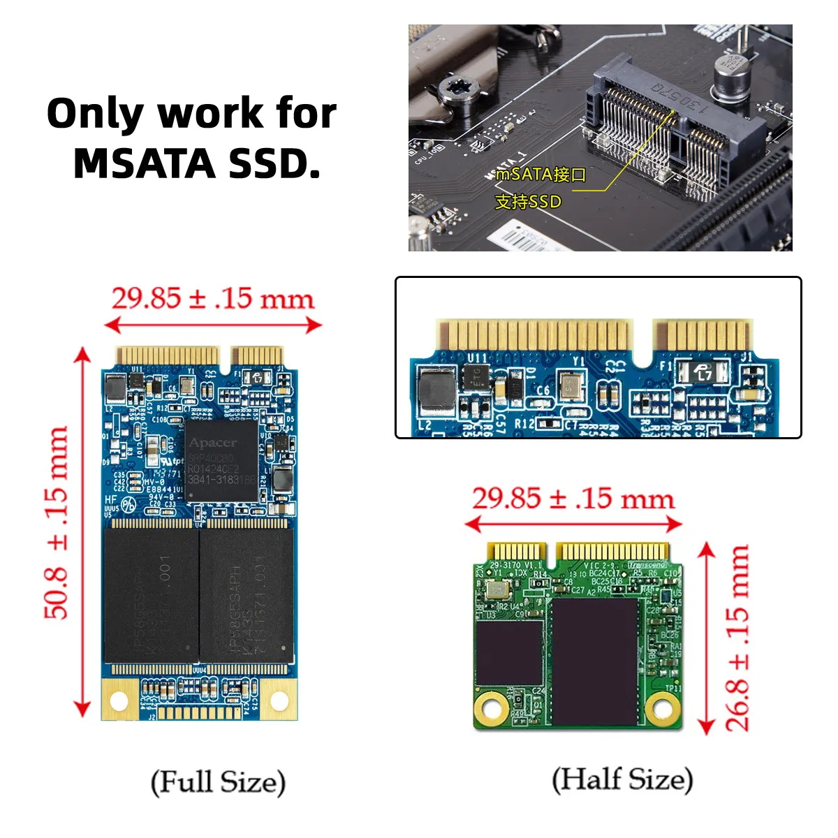 JBOD Raid0 Span Bridge to 2.5inch SATA Combo HDD Dual MSATA Mini-SATA SSD Card Disk Drive Enclosure