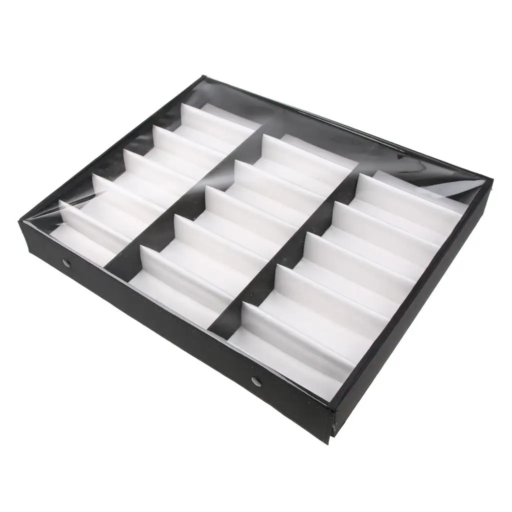 18 Slots Eyewear Display Box Glasses Holder for Shows, Shops Home