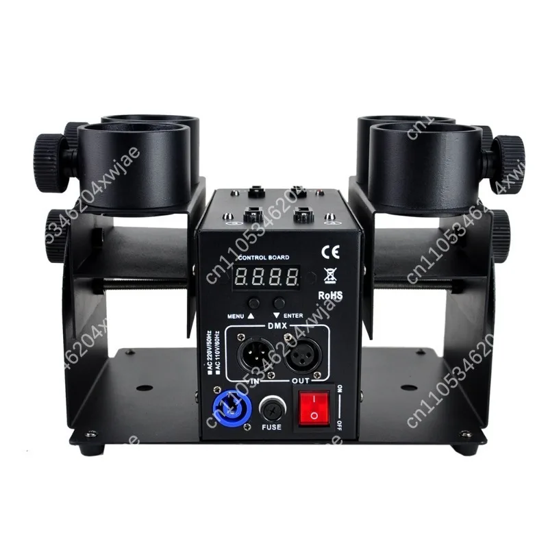 Remote Control Confetti Cannon Machine 4 Tube Electric for Wedding Stage Party Decoration Atmosphere Effect Paper Launcher