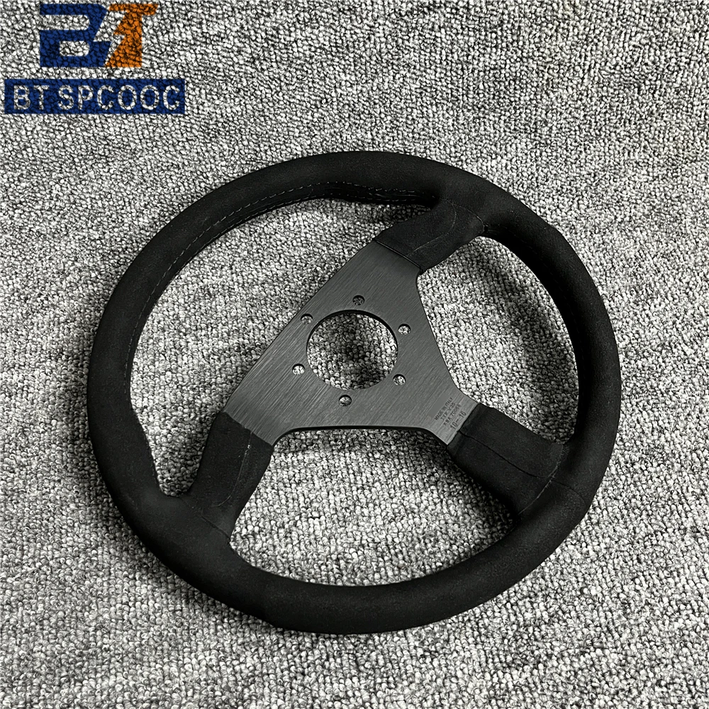 إيطاليا نمط v2 12.5 بوصة 13 بوصة 320 مللي متر عجلة توجيه سيارة JDM سباق الرياضة الانجراف عجلة القيادة الجلد المدبوغ م 250408