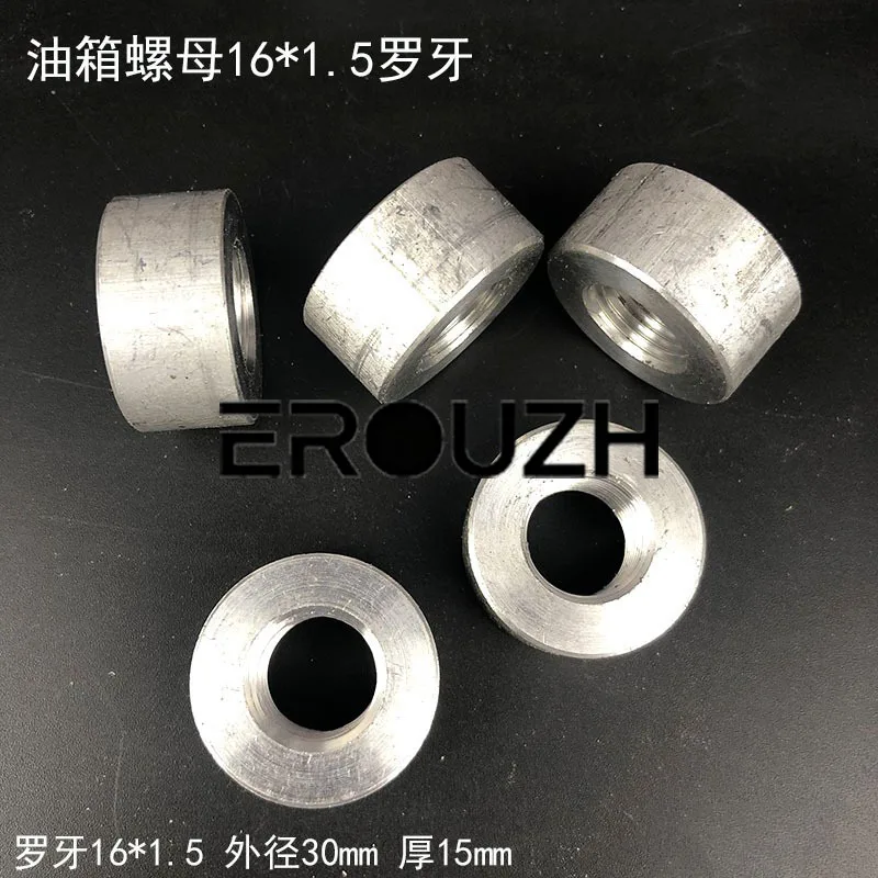 Car Water Tank Aluminum Nut Welded Aluminum Rose Water Chamber Modification Fixed Wire Mother, M6M8M10M14, Wire Holder 16