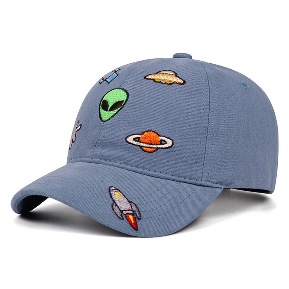 

Children's Fun Wind Cap with Full-Width Space Theme Embroidery Baseball Cap Suitable for Boys for Outdoor Sun Protection