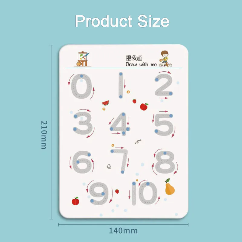 Pen Control Tracing Book For Kids Toddler Puzzle Fine Motor Painting Training Copy Notebook Early Educational Montessori Supplie
