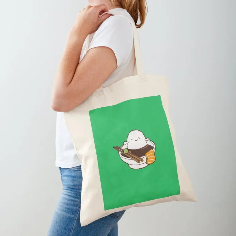 

Relaxed Sushi Tote Bag tote bags aesthetic reusable shopping bag canvas tote bags woman 2025