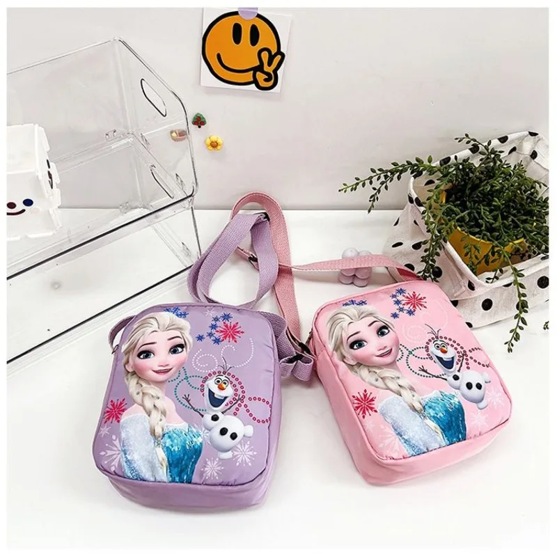 New Elsa Princess film and television cartoon peripheral children's cross-body bag, high-looking girly fashion sense small bag