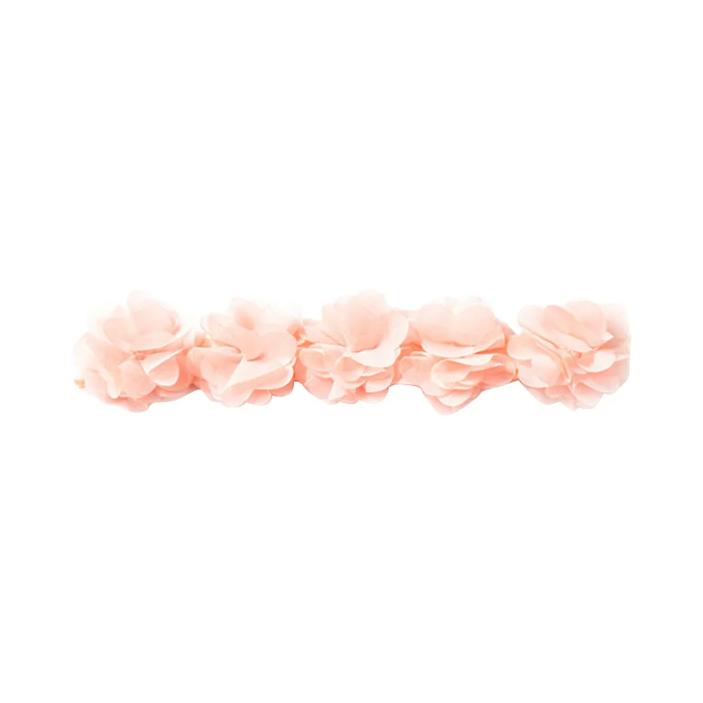 

Baby Headband for Girls 20x2x2cm Soft Cloth Ribbon Hair Band Floral Design Hair Accessory for Newborn Baby Shower Birthday Party