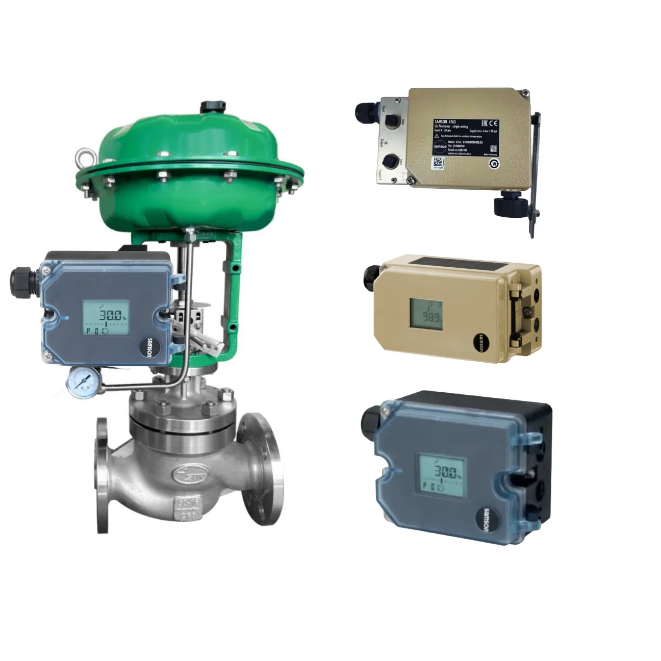 

Chinese Pneumatic Control Valves With Samson Valve Positioner 3725 3730-3 4763 Stock Supplier For Process Industry Valves