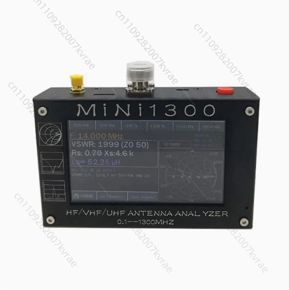 

Portable 1.3G Antenna Analyzer Mini1300, RF Multimeter SWR Meter Vector Network Analyzer