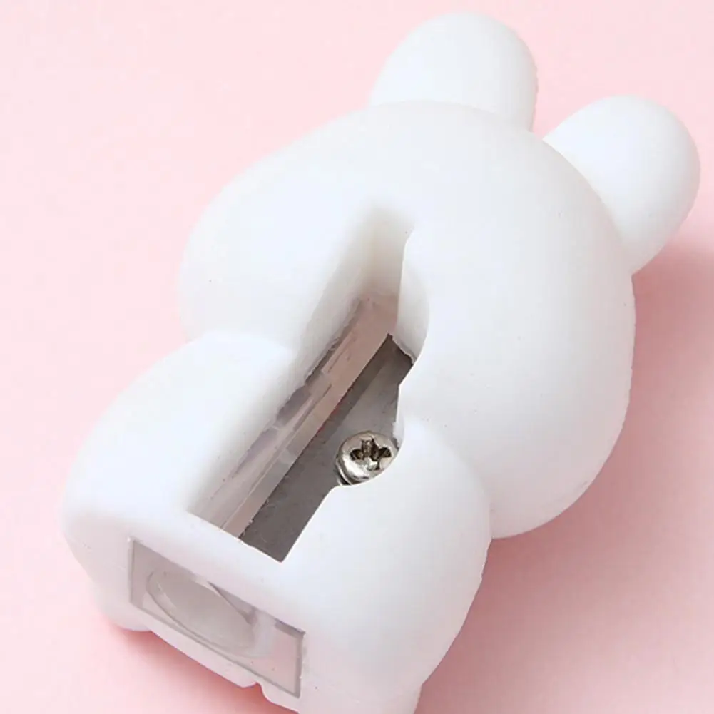 Cute Cartoon Pencil Sharpener, Kawaii Mini Pencil Sharpener, Pen Cutter portátil, Kids Papelaria Presentes, Material escolar