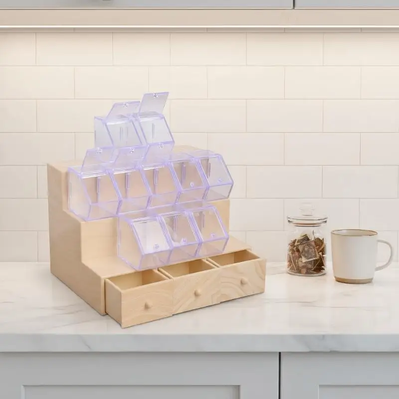 Dollhouse Miniature Supermarket Scene, 1/12 Scale Simulation Storage Display Rack with Lollipop Pretend Play Set