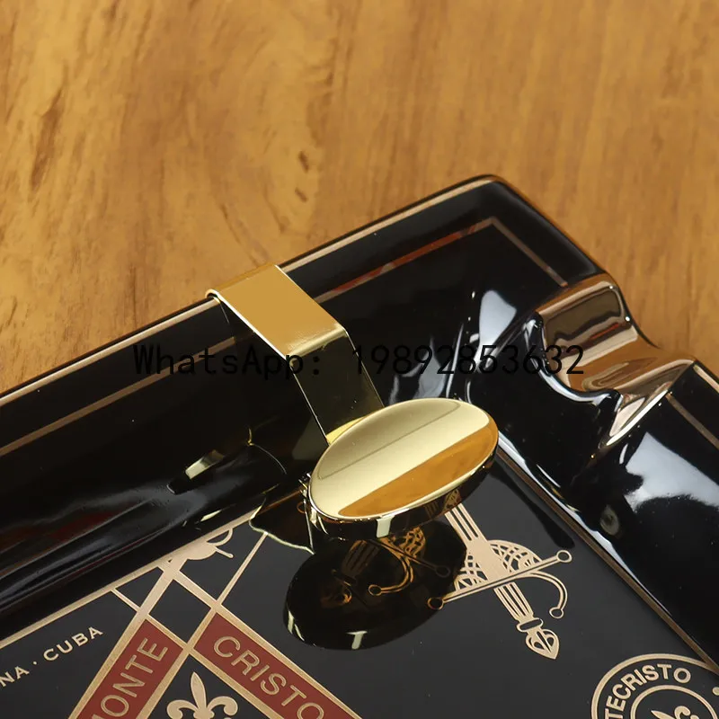 

L10-новая модная пепельница с металлической подставкой, для дома и офиса премиум-класса